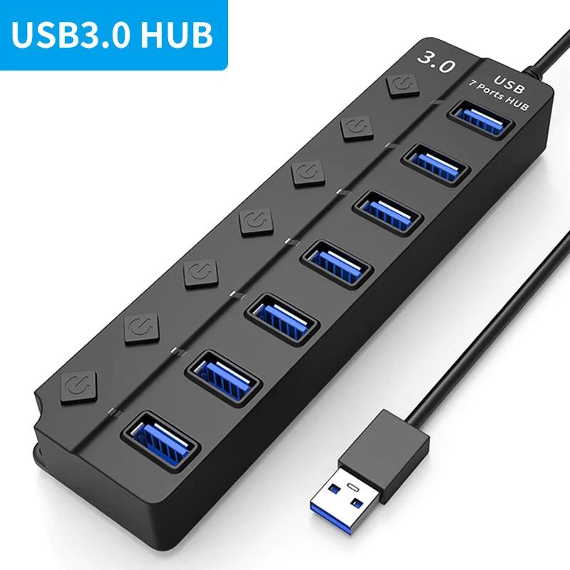 3.0 USB 2.0 , Ƽ USB Ȯ й,  4 Ʈ, 7 Ʈ, / ġ, PC ǻ ׼